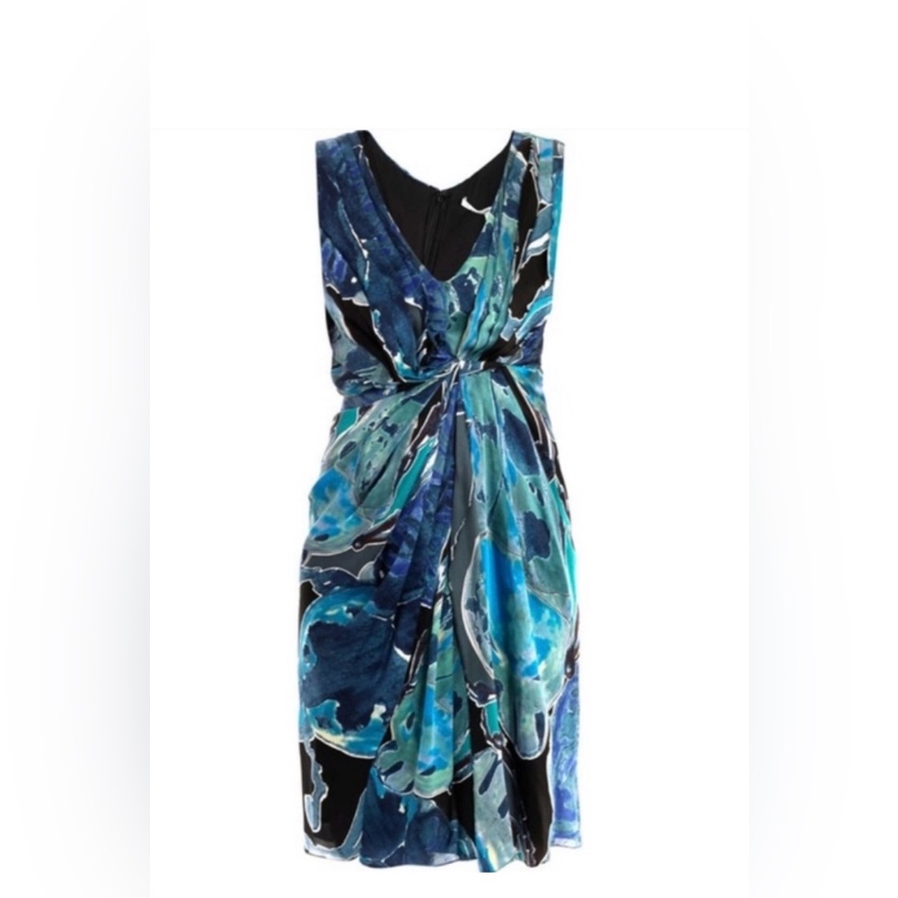 Diane Von Furstenberg Multi Blue DressNWOT Size 2